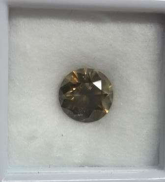 2.20ct Yellowish Brown Diamond 100% Natural