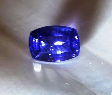 3.357ct Cushion Cut Natural Tanzanite EGL Certified