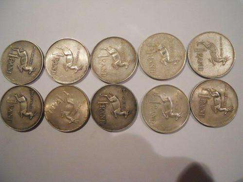 10 X Silver Bullion Circulated Rands - Bid per coin - highest bidder must take all!!- (SELECT 10)