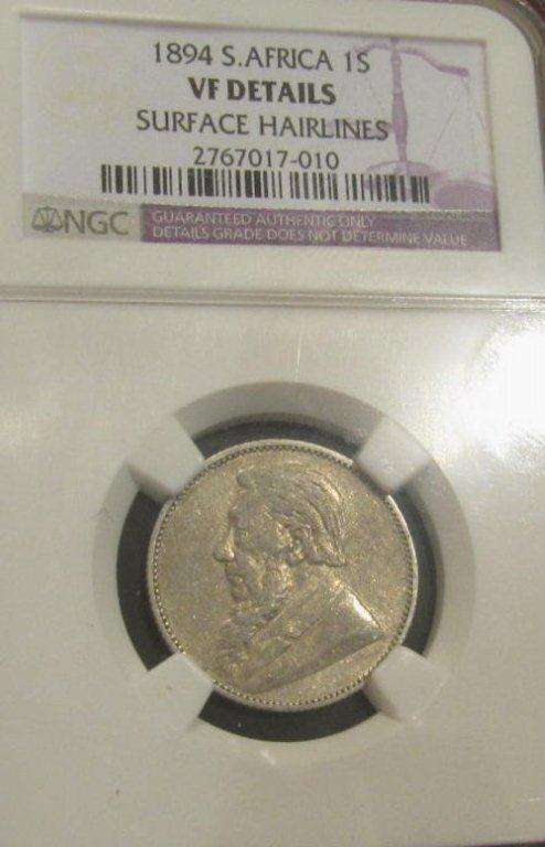 ZAR 1894 Shilling VF Details
