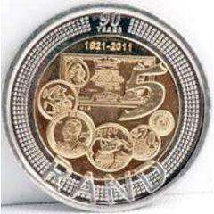 2 X Mandela - SARB 90th Anniversary R5 Coins