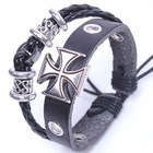 Christian Cross Vintage Black Bracelet