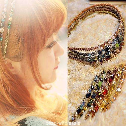 Light (Pink only) crystal Headband