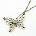 Bronze butterfly Necklace