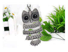 Silver Owl Necklace