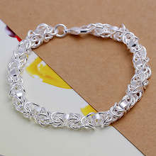 **Discounted Shipping** beautiful 925 silver filled chain Bracelet