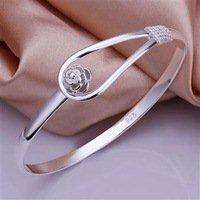 925 silver filled bangle