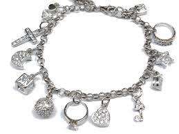 *in stock* 925 silver filled Charms Bracelet