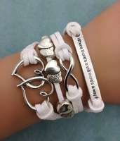 Infinity where there's a will there's a way white Bracelet