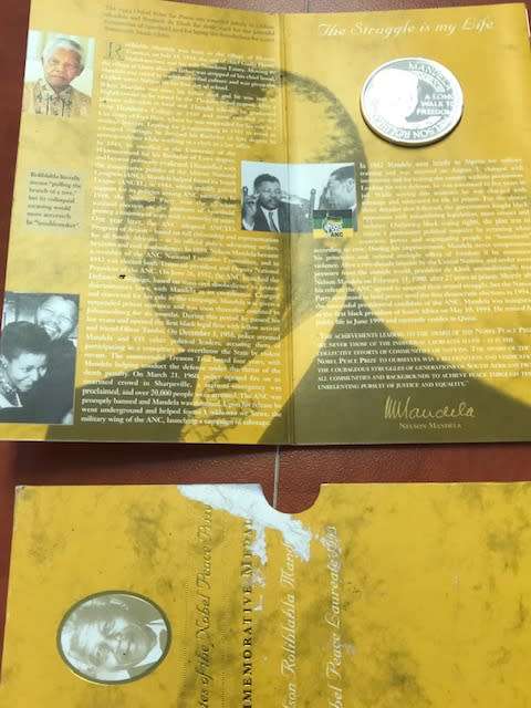 Mandela Silver 1 OZ - Long Walk to Freedom