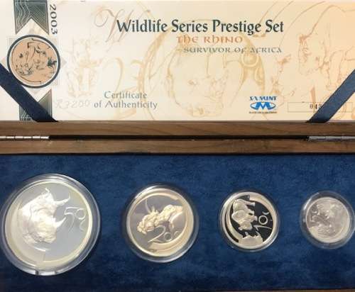 WILD LIFE PRESTIGE SET 2003 - RHINO