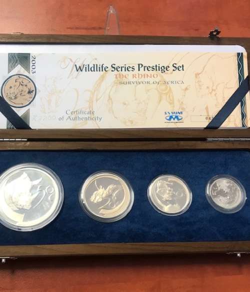 WILD LIFE PRESTIGE SET 2003 - RHINO