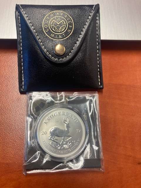 2017 Silver Kruger Rand with Certificate