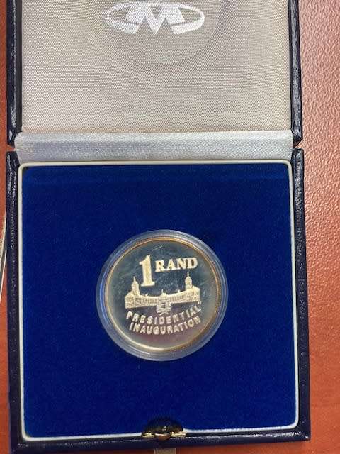 1994 Silver R1 Inauguration Coin