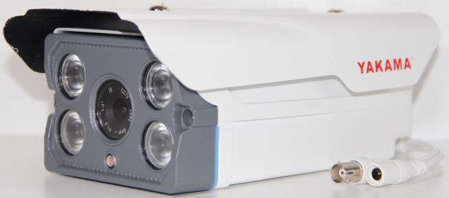 YAKAMA 1/3" COLOR HDIS HI-RES 1200 TV-LINE IR CAMERA (BUILD-IN 6KV SURGE PROTECT PC BOARD)
