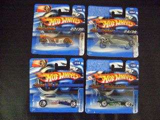 4 Hotwheels from the 2006 Series