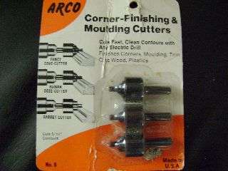 Unused Packet of  ARCO Corner-Finishing & Moulding Cutters