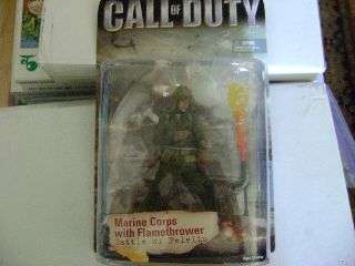 McFarlane's Military Call of Duty - Marine Corps with Flamethrower - Battle of Peleliu - Mint in Box