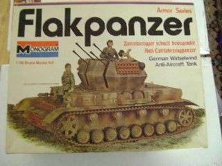 Monogram - Armor Series - Flakpanzer - German Wirbelwind Anti-Aircraft Tank