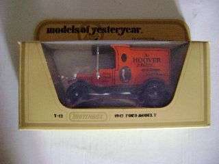 Matchbox Models of Yesteryear - Y12-3 1912 Ford Model "T" Van - "Hoover"