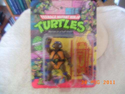 Playmates - Teenage Mutant Ninja Turtles - vintage(1988) card - Donatello