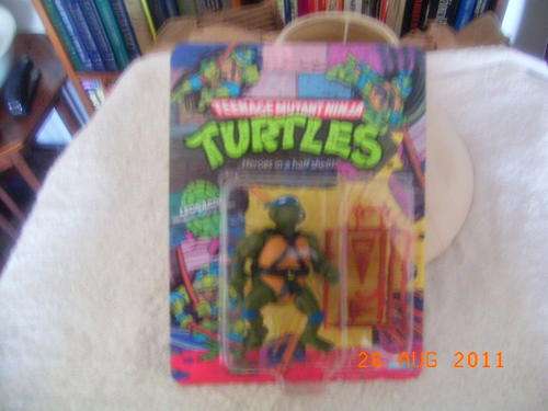 Playmates - Teenage Mutant Ninja Turtles - vintage(1988) card - Leonardo
