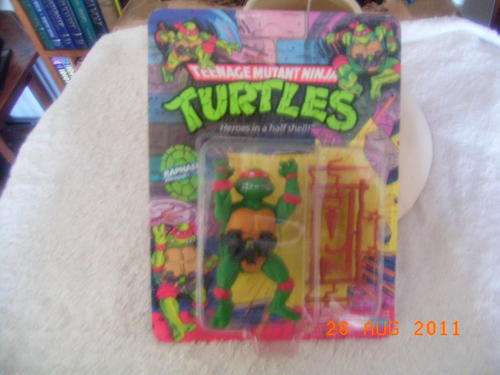 Playmates - Teenage Mutant Ninja Turtles - vintage(1988) card - Raphael