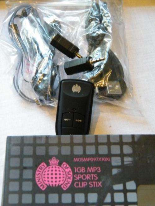 Ministry of Sound: 1GB MP3 Sport Stix; Retail: R499