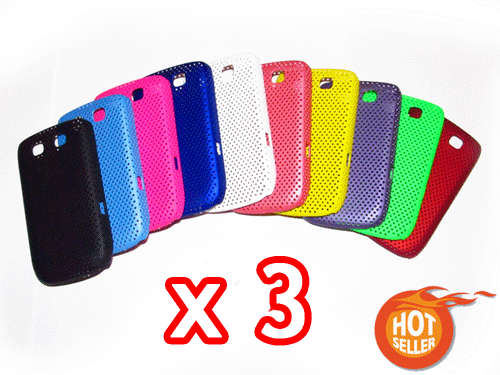 4 x Mesh Hard Back Case Cover For Blackberry Bold 9700 - New In Stock!!!