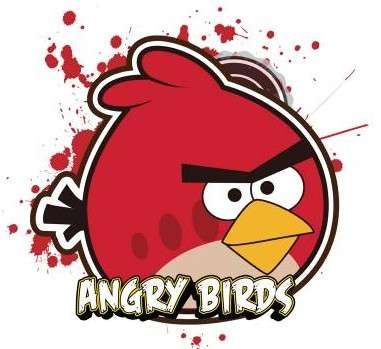** L@@K ** UNIQUE ANGRY BIRDS MOUSEPAD - SCARCE COLLECTIBLE !!!! **