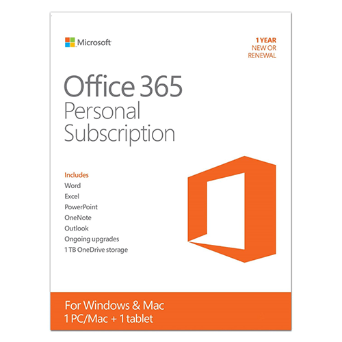 Microsoft Office 365 Personal 1YR NEW OR RENEWAL SUBSCRIPTION