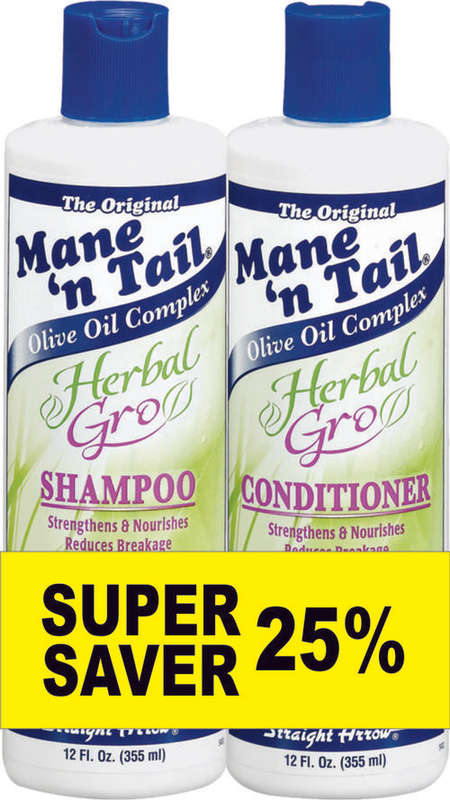 SUPER SAVE 25% Herbal Gro Shampoo  355ml & Conditioner 355ml