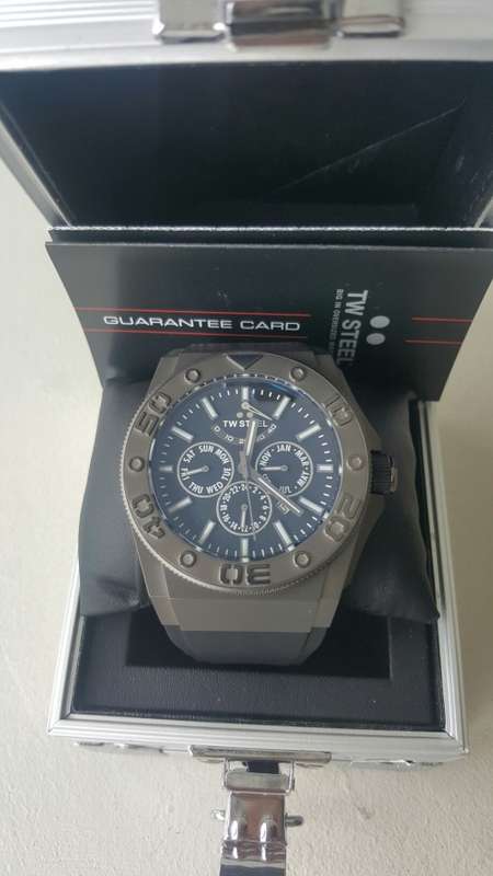 TW Steel CEO 5001 Black Steel 48mm Rare Automatic Power Reserve. Save more than 50%
