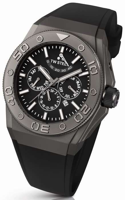 TW Steel CEO 5001 Black Steel 48mm Rare Automatic Power Reserve. Save more than 50%
