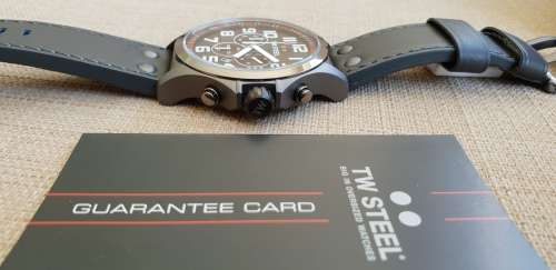 TW Steel 422 Pilot Titainium PVD coated Stainless Steel . Brand New. Save 50%
