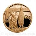 2011 Natura QOZ Proof Gold Coin - Meerkat