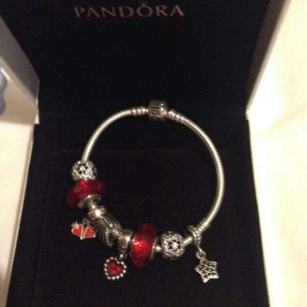 **PANDORA BRACELET(SILVER) + 8 CHARMS** BARGAIN!!!