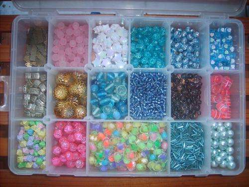 Large Selection of Glass, Plastic, Pearl bead and Bead caps etc