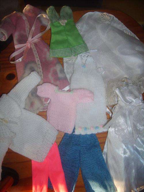 Selection of Barbie Doll clothes