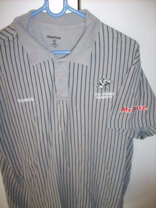 SHARKS ACADEMY GOLF SHIRT SIZE XL