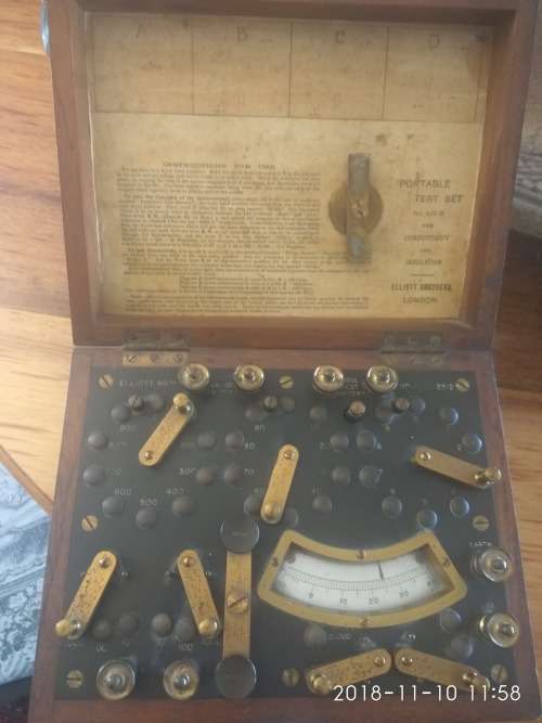 Elliott Brothers London Portable Test Set No.: 405 B Edition 2512