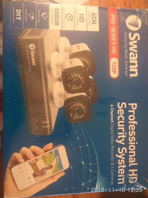 Swann Pro-Series HD 720P 500Gb with 4 Cameras