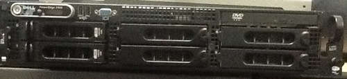 Front view with disk drives