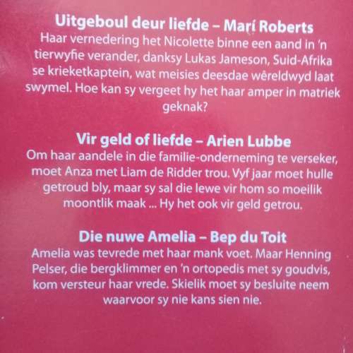 Romanza 3 Boeke in 1 Sagteband - Afrikaans