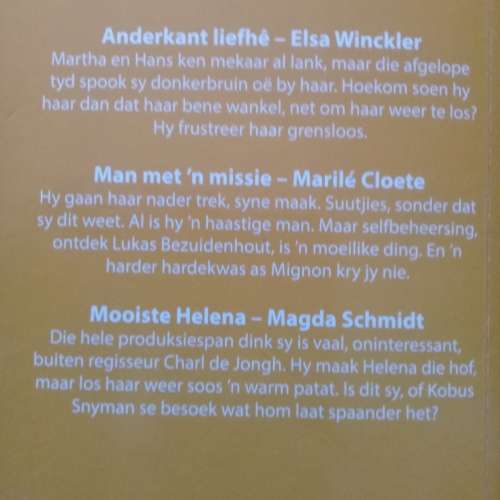 Romanza 3 Boeke in 1 Sagteband - Afrikaans