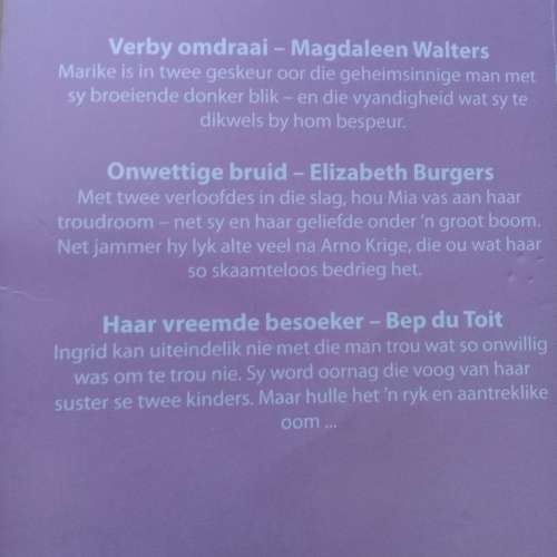 Romanza 3 Boeke in 1 Sagteband - Afrikaans