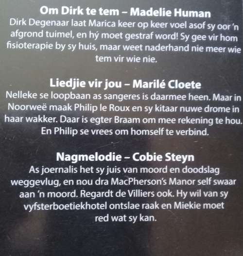 Romanza 3 Boeke in 1 Sagteband - Afrikaans