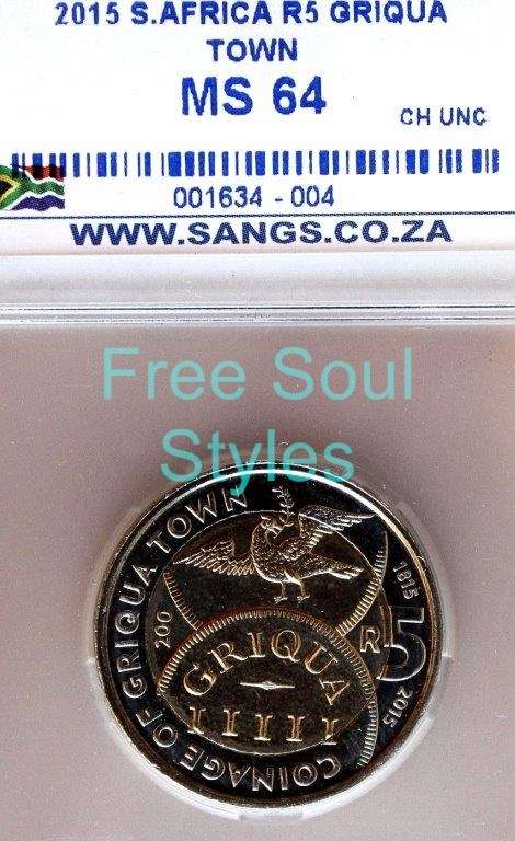 2015 SANGS Griqua Commemorative  R5 MS 64