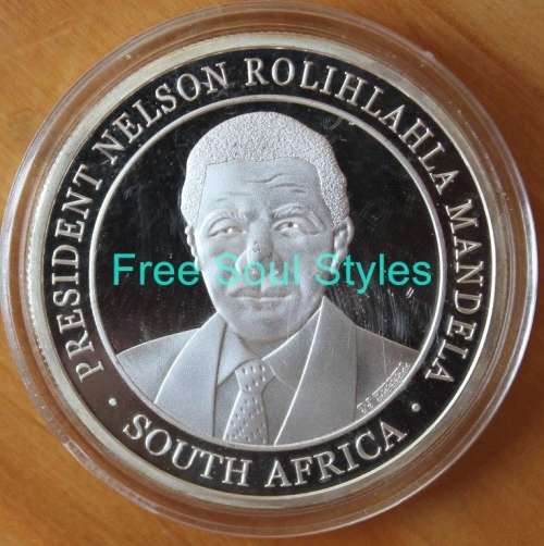 Silver Color 1998 By Act of Congress Mandela Medallion