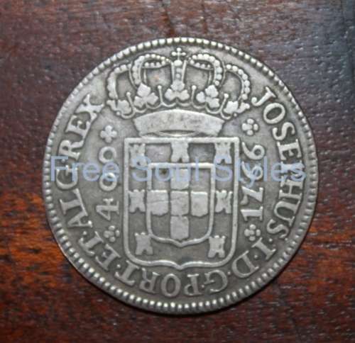 FOR Augustus09 1766 Portugal 400 Reis